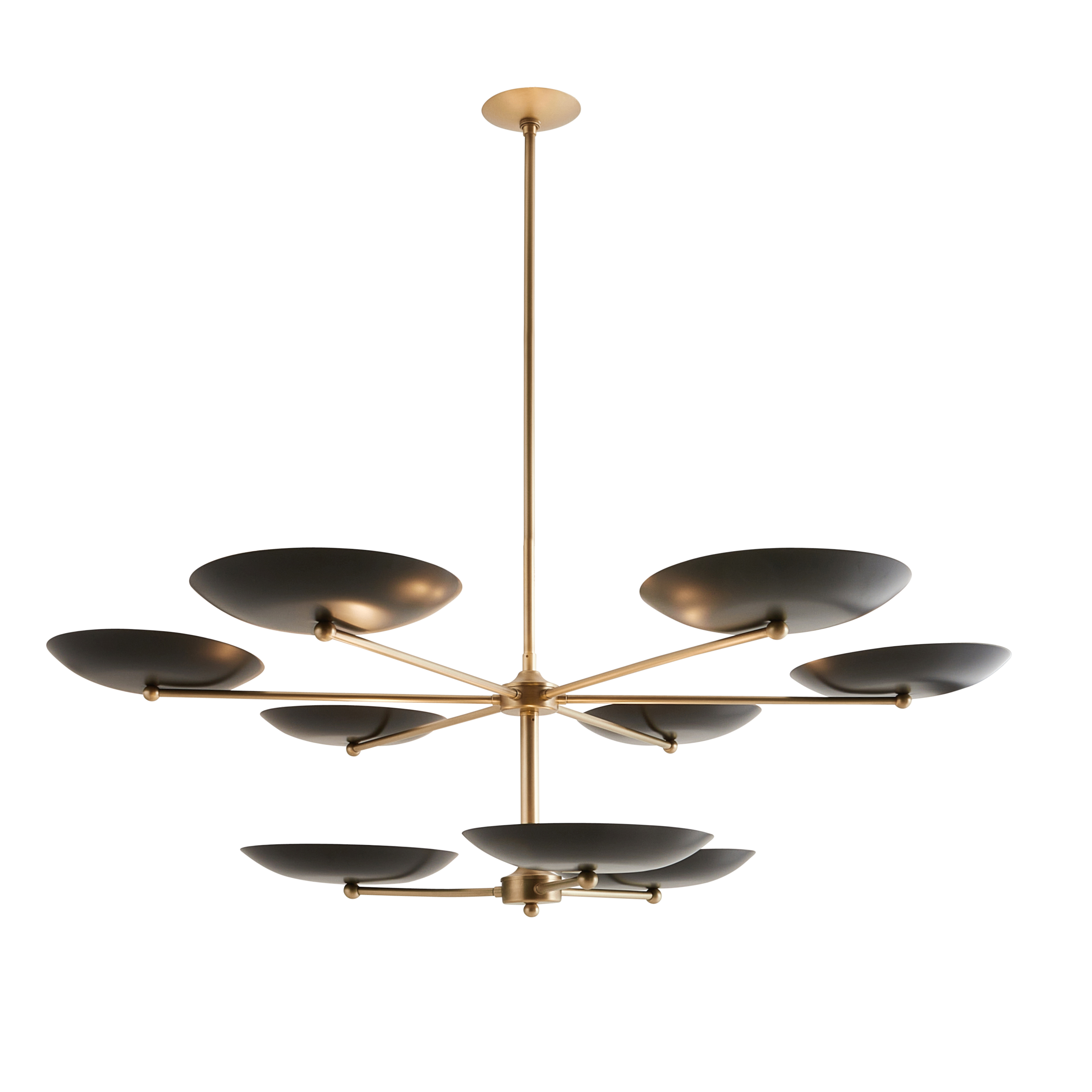 DLC20 - Griffith Two Tiered Chandelier - Bronze, Steel