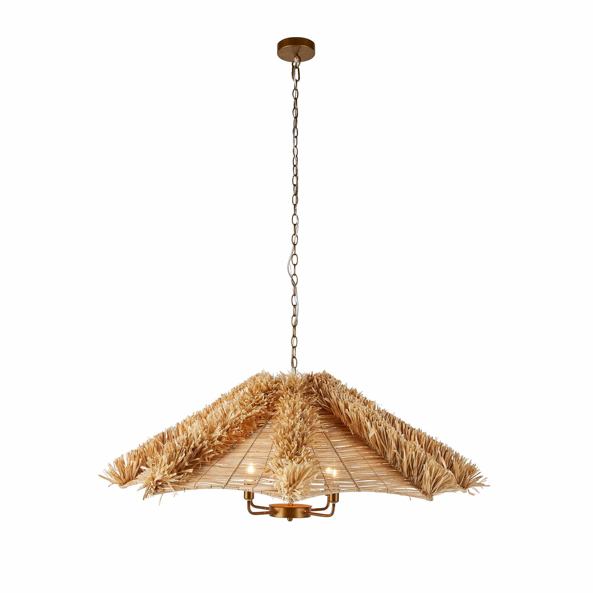 chandelier シェルフ Siljoy 6-Light Modern Crystal Chandelier, Gold Rectangular K9