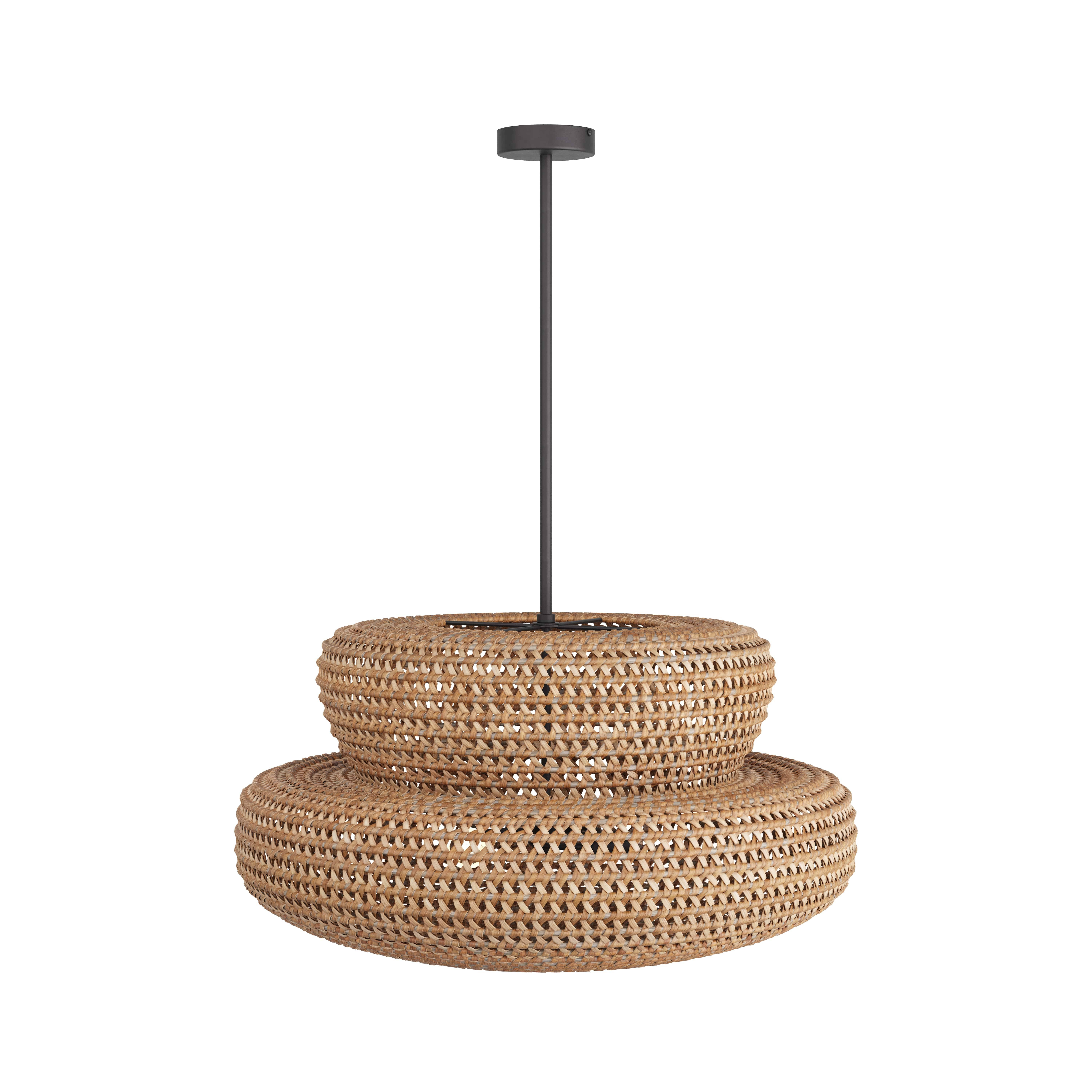 DMS03 - Tanya Chandelier - Natural, Rattan