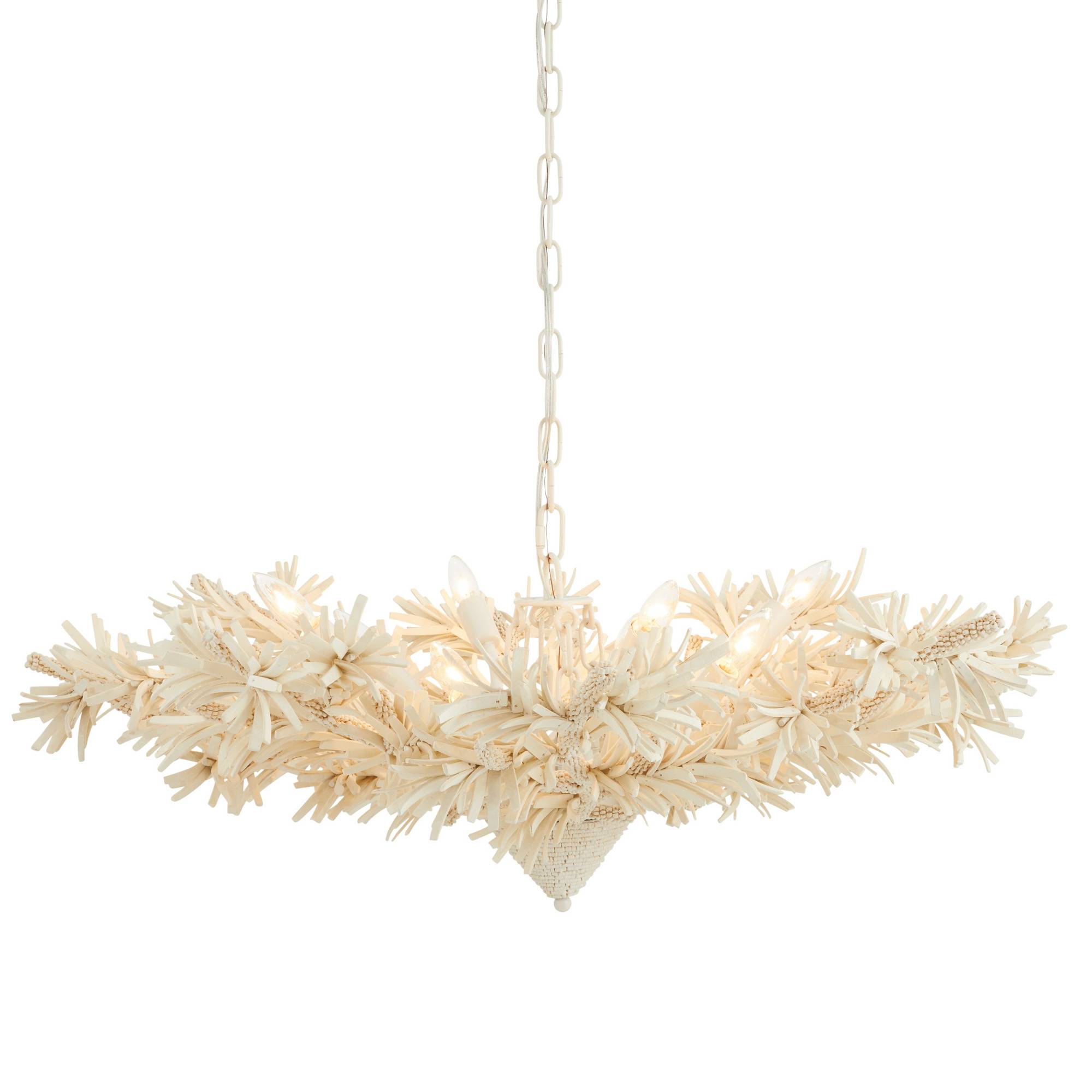 DMS19 - Fernanda Chandelier - Ivory, Wood
