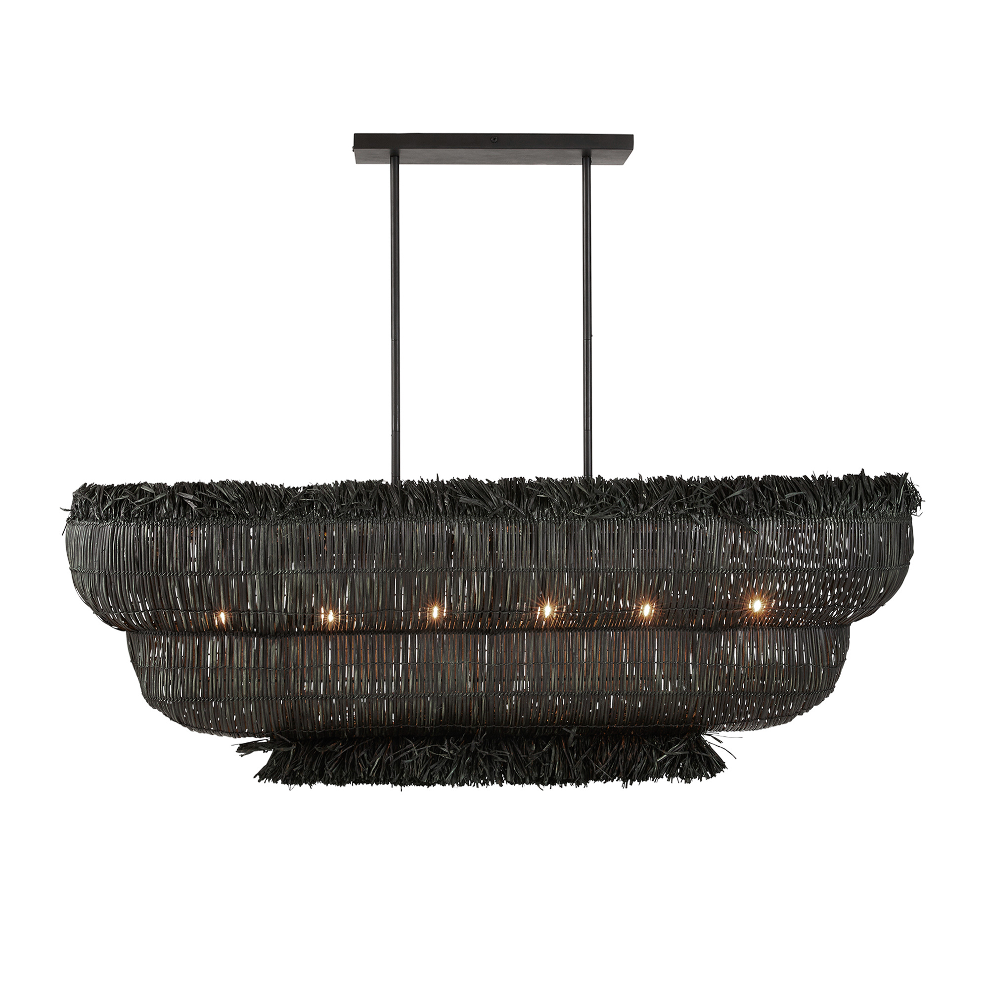 DRS03 - Yessika Chandelier - Dark Gray Stained