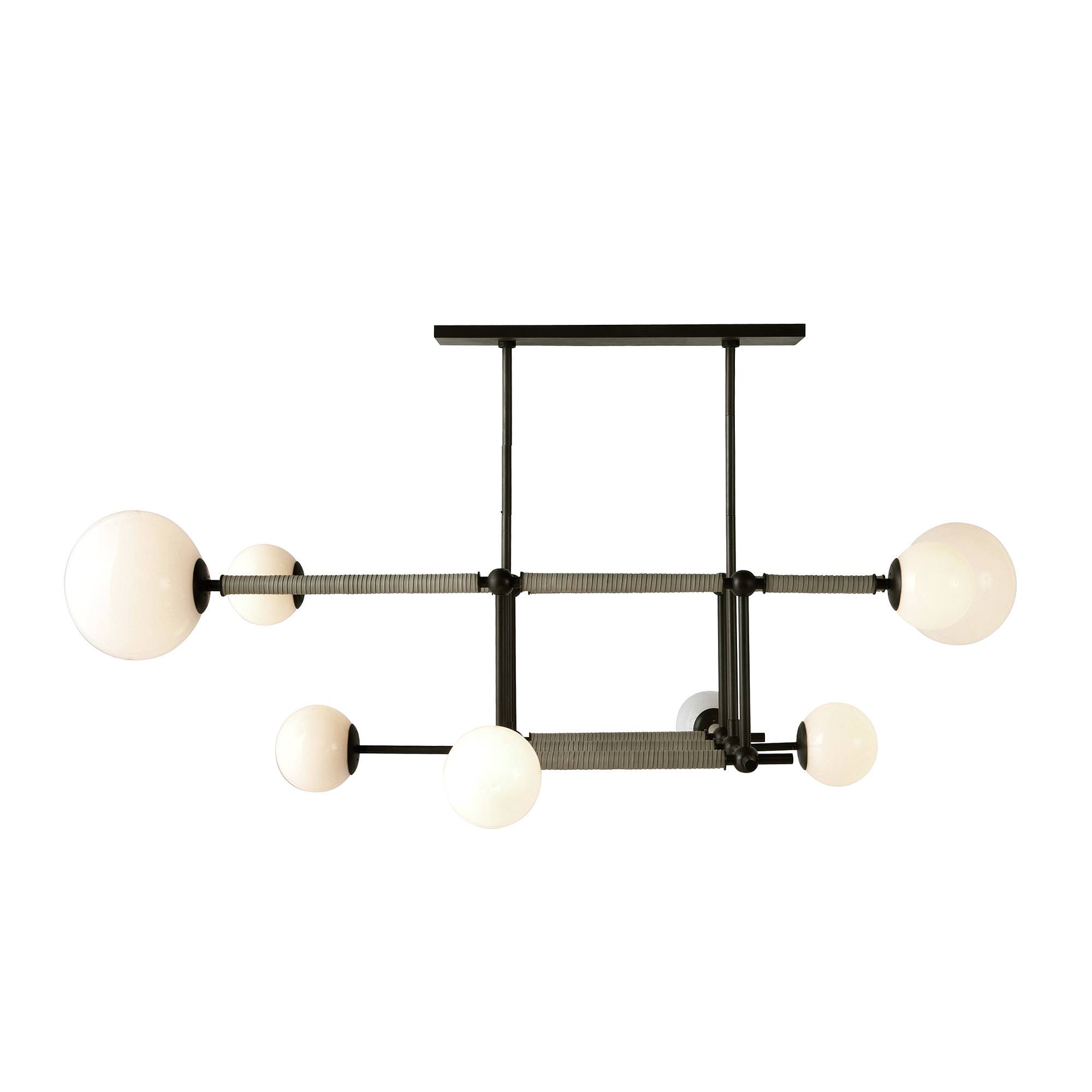 DRC09 - Erica Linear Chandelier - English Bronze, Steel