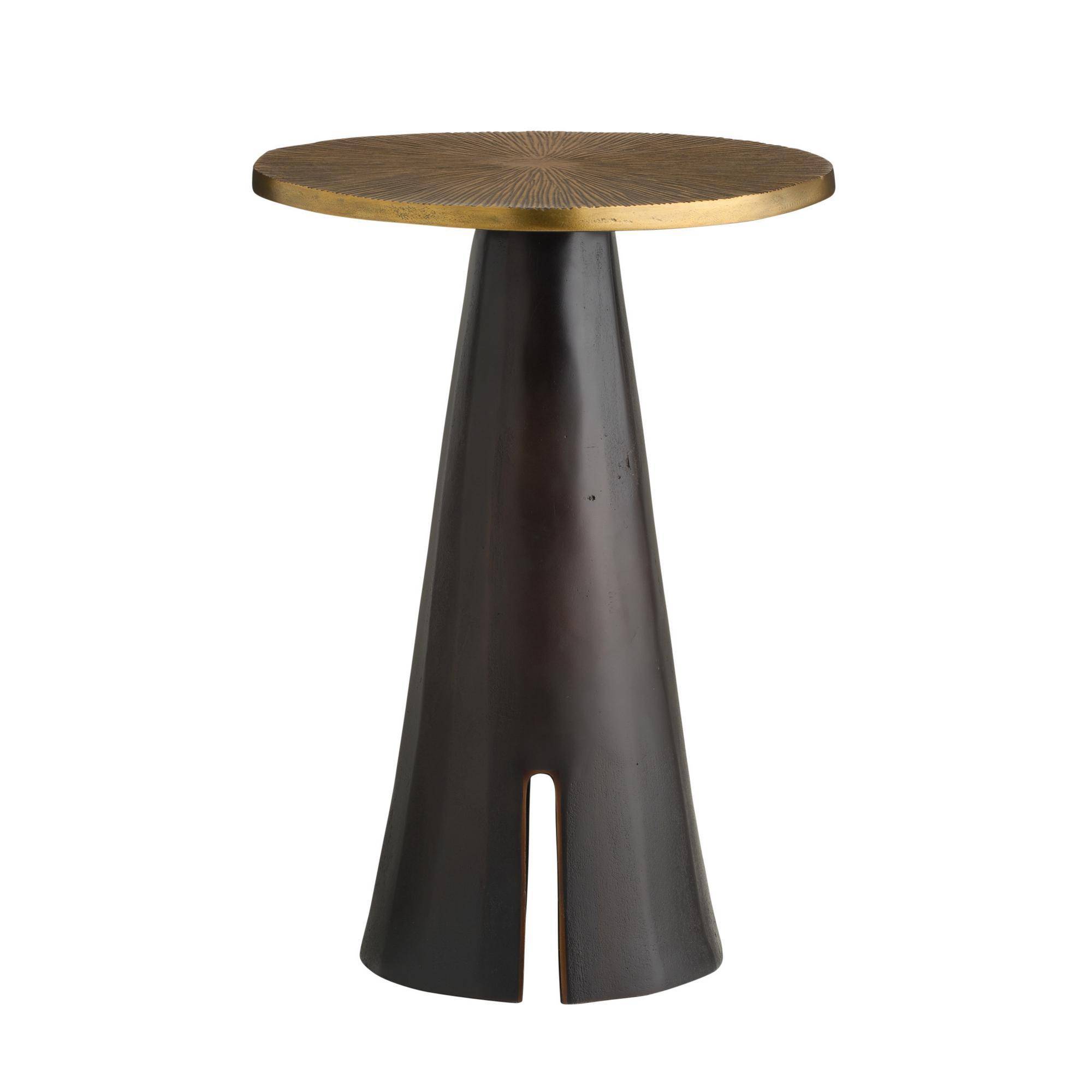FAI23 - Katara Accent Table - Antique Brass, Aluminum