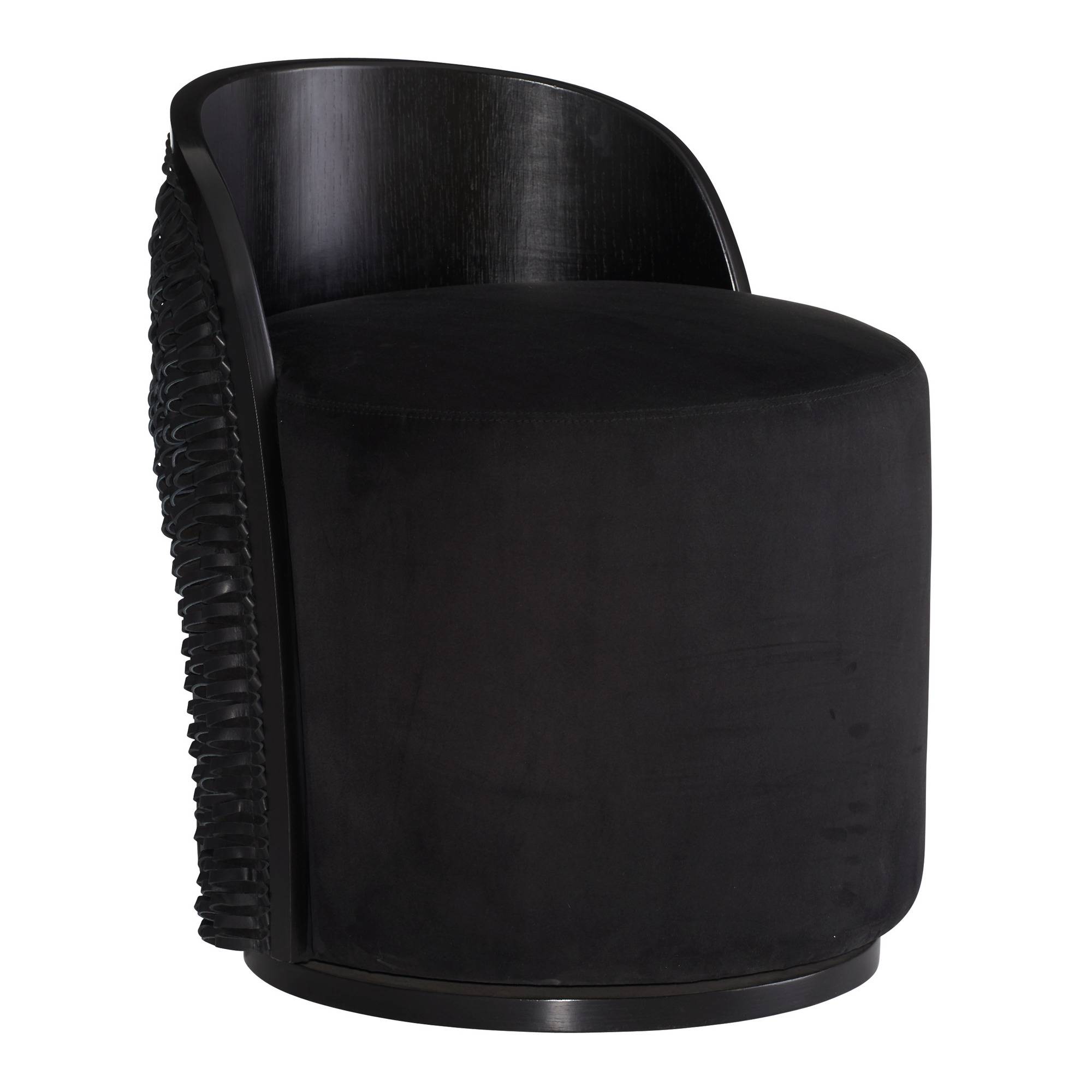 FRI25 - Gretel Chair - Black, Suede