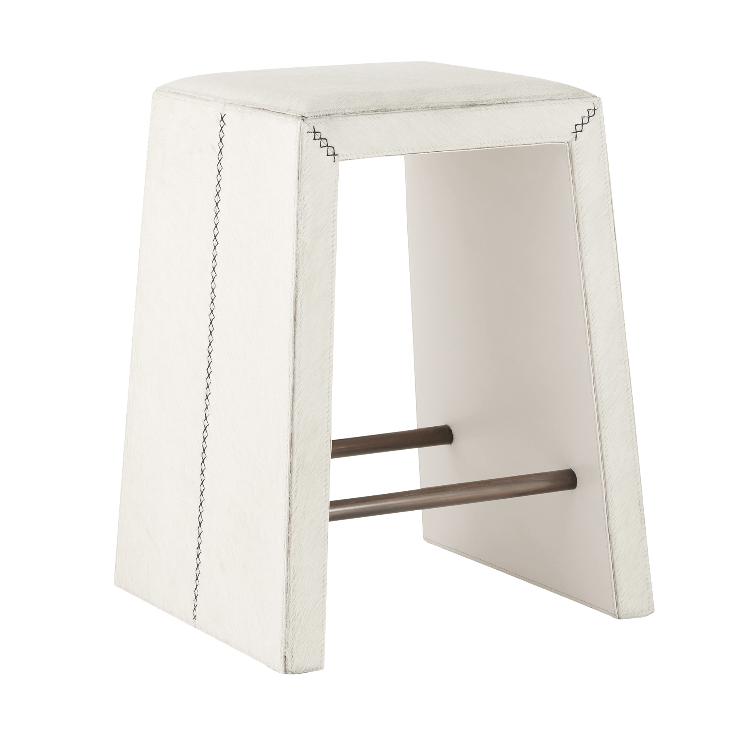 FSI13 - Cowan Counter Stool - White, Hide