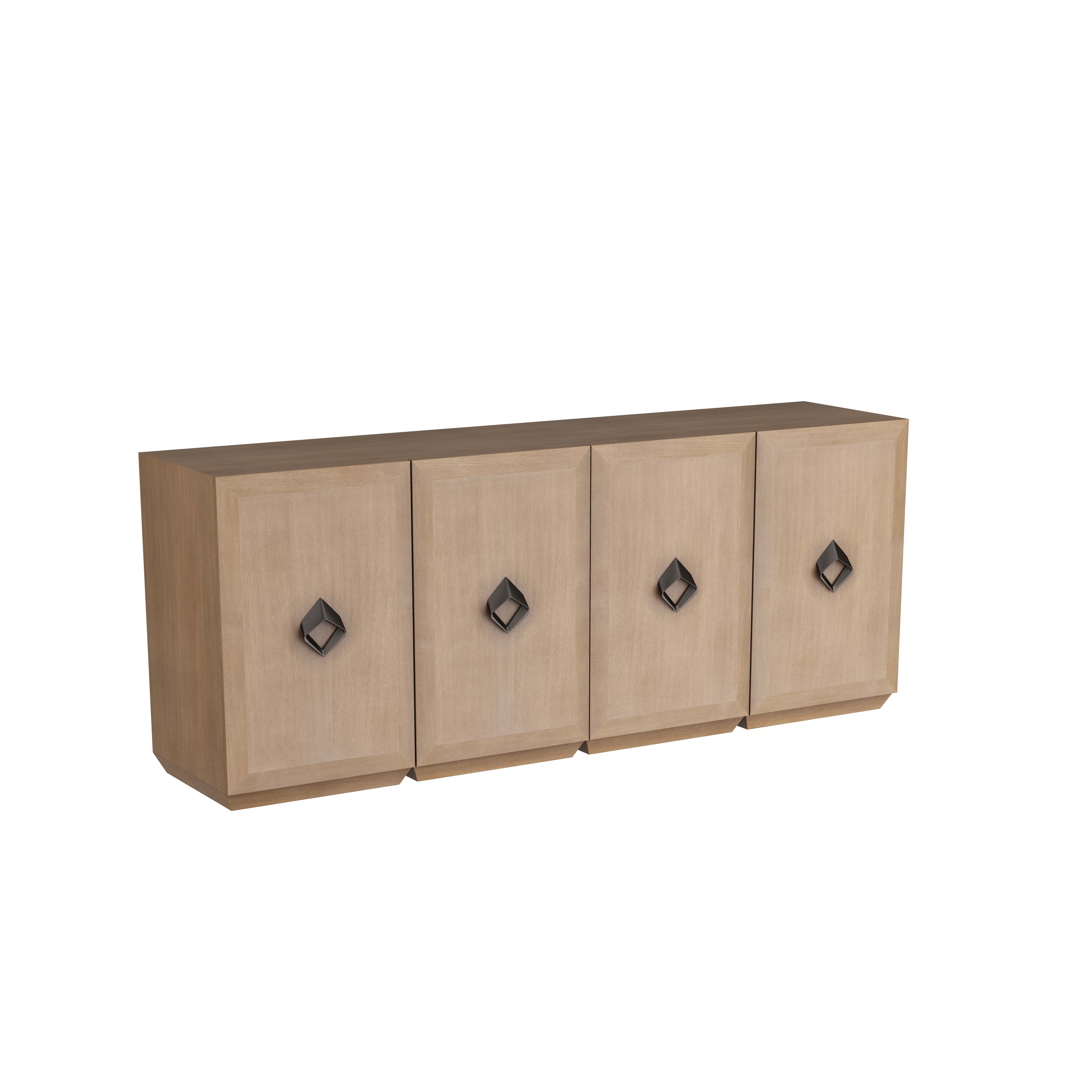 FZS02 - Torresdale Credenza - Sepia, Oak Veneer