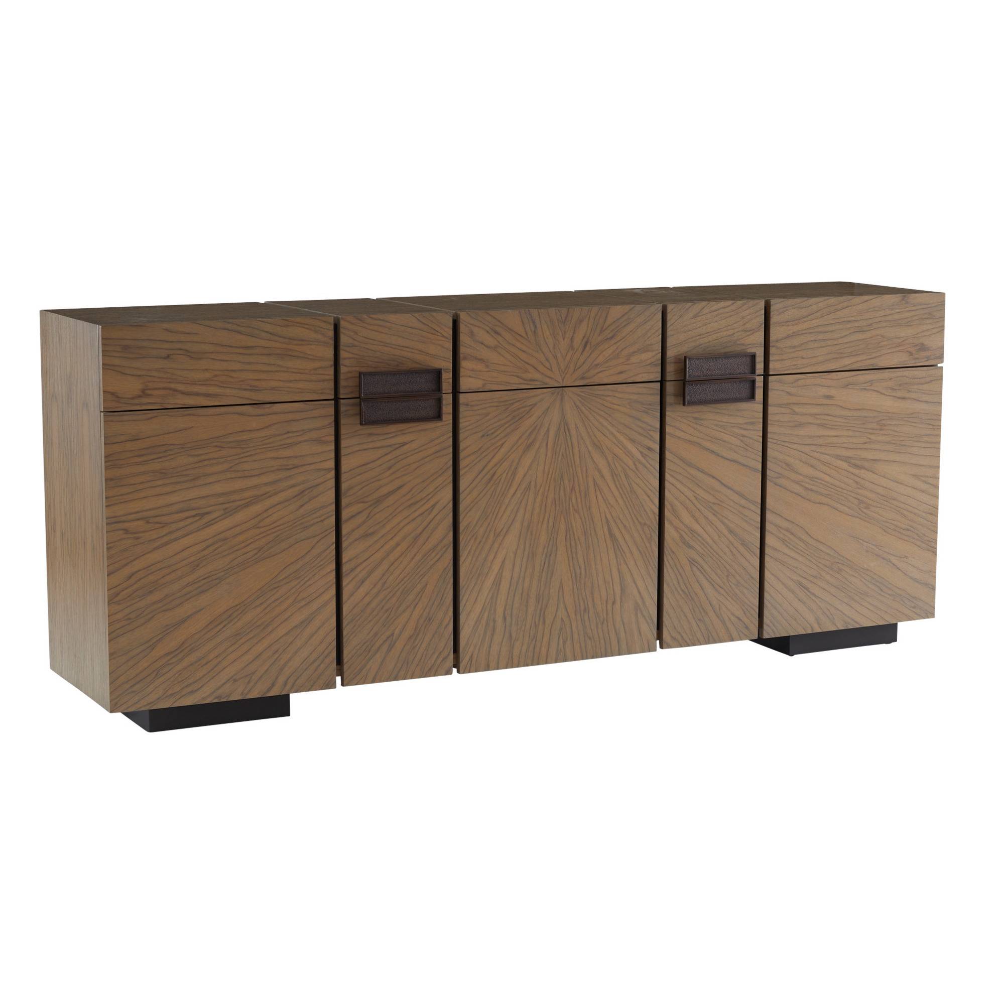 FZS12 - Lafayette Credenza - Chateau Gray, Ofram Veneer