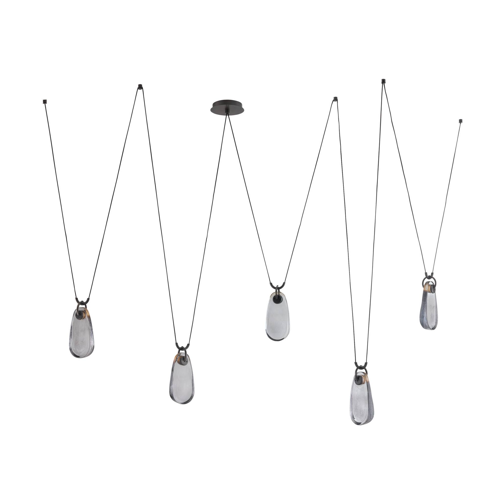 GADLC02 - Melt Chandelier - English Bronze Iron