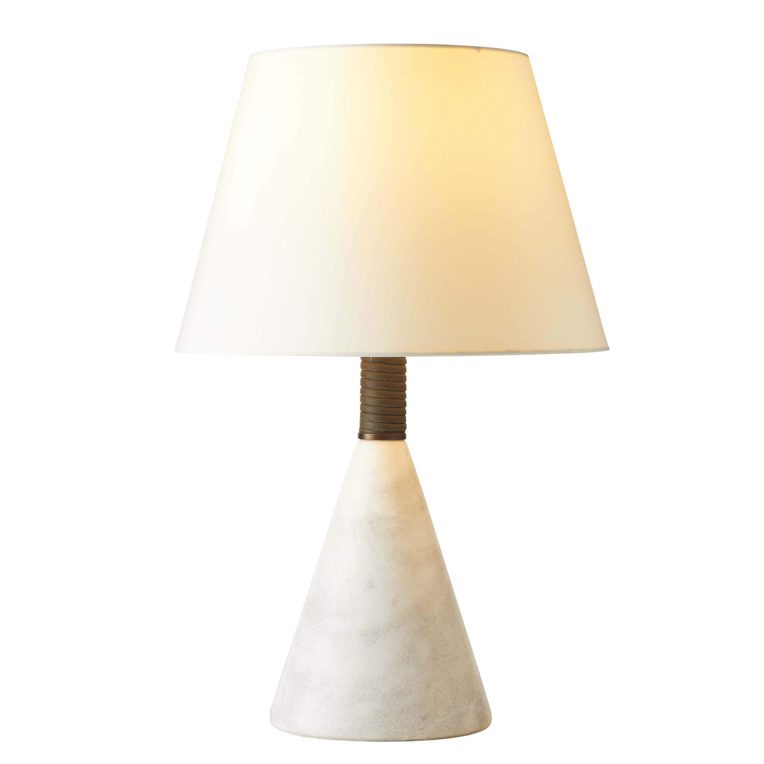 PTC38-SH039 - Everly Lamp - White, Marble
