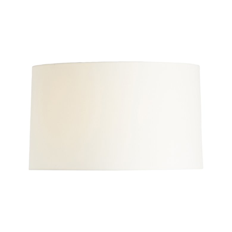Off-White Cotton Drum Lamp Shade