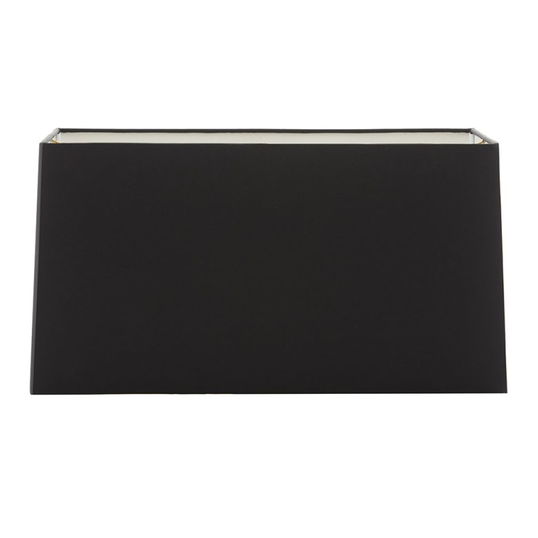 Black Microfiber Tapered Lamp Shade