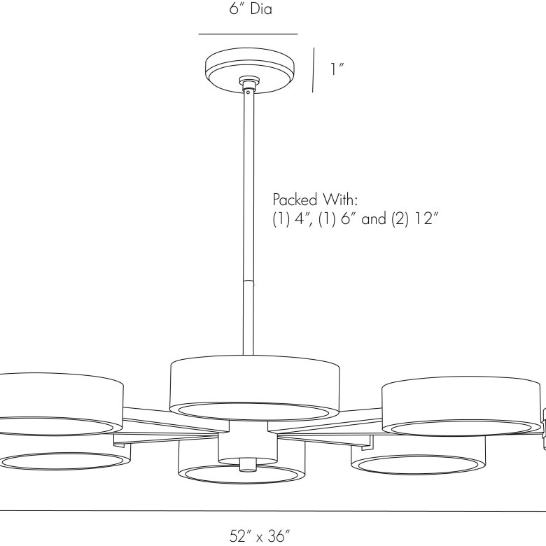 Linus Starburst Chandelier