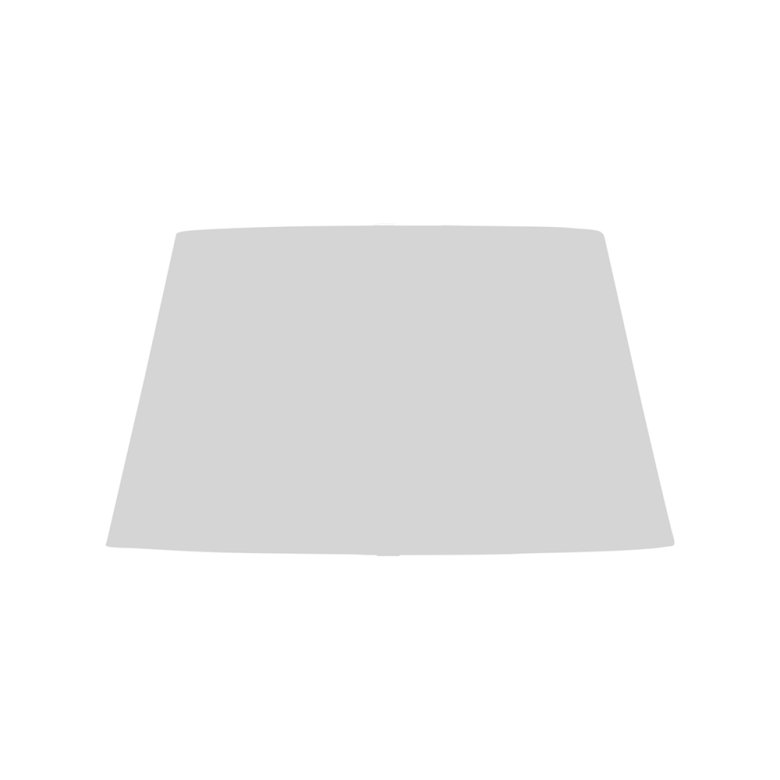 Large Off-White Linen Drum Lamp Shade