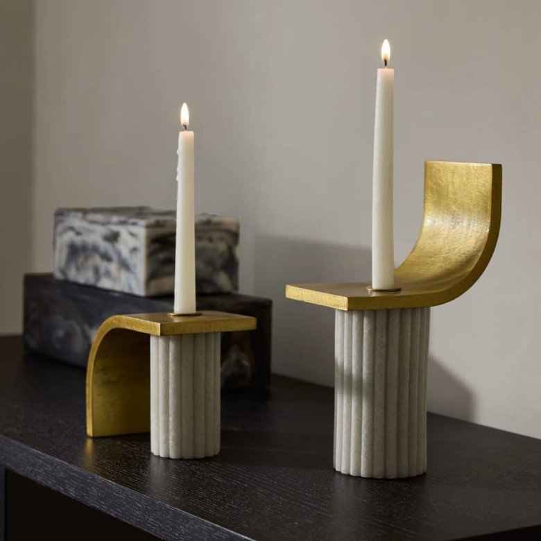 Ivanna Candleholders, Set of 2