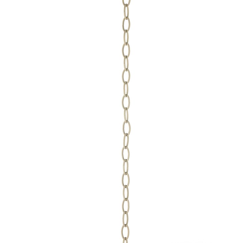 3' White Chain