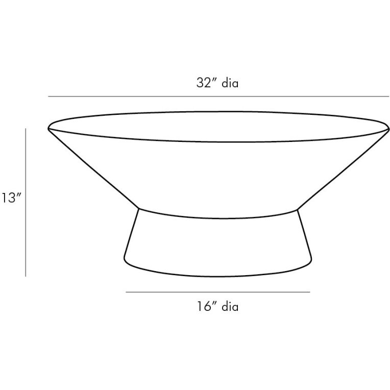 Beckham Coffee Table - Dimensions (Inches)
