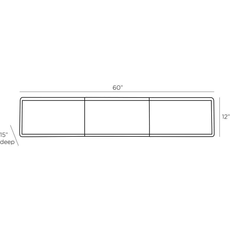 Norm Console - Dimensions (Inches)