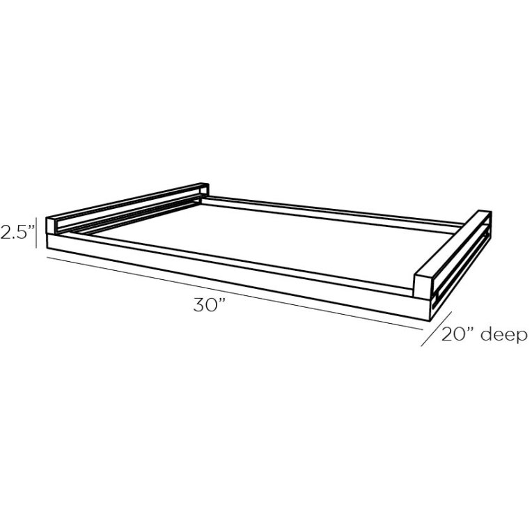 Rexburg Tray - Dimensions (Inches)