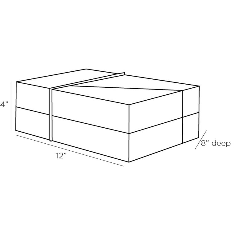 Spoletto Box - Dimensions (Inches)