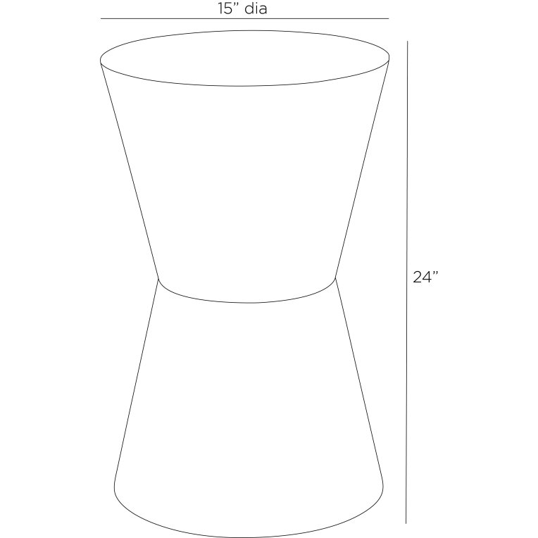 Costello Accent Table - Dimensions (Inches)