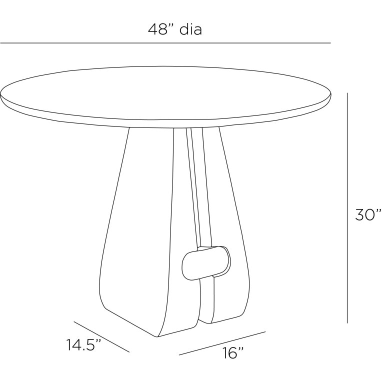 Melt Entry Table - Dimensions (Inches)