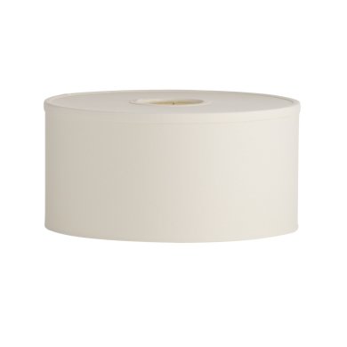 Off-White Linen Drum Lamp Shade