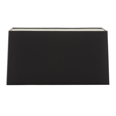 Black Microfiber Tapered Lamp Shade