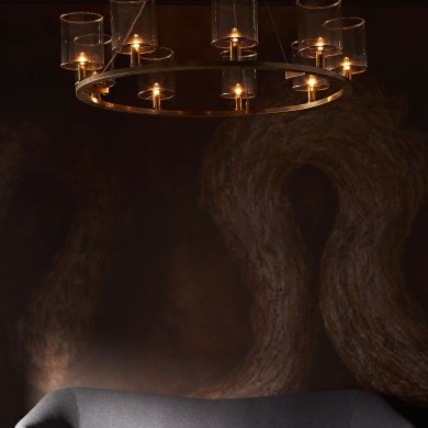 Duprey Settee Sharkskin Velvet Grey Ash