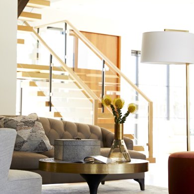 Klein Sofa Mushroom Leather Grey Ash