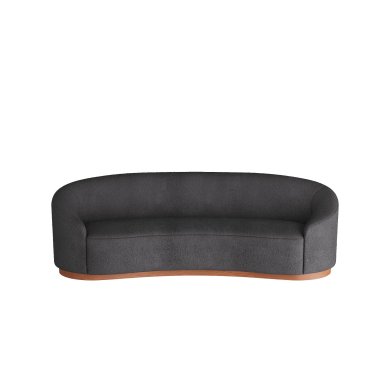 Turner Sofa Charcoal Sherpa White Oyster
