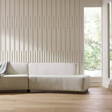 Islander Left Sofa Vanilla Performance Bouclé