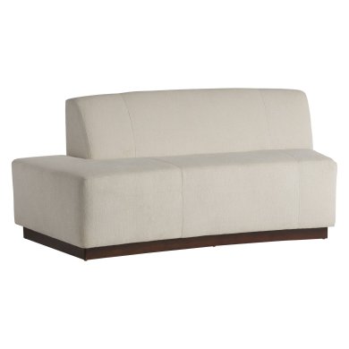 Islander Left Sofa Vanilla Performance Bouclé
