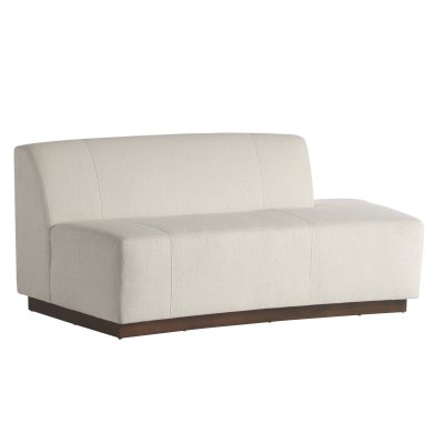 Islander Right Sofa Vanilla Performance Bouclé