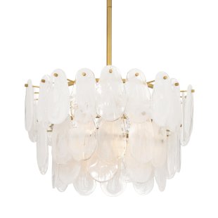 chandelier シェルフ 89454 - Leon Chandelier - Antique Brass, Steel