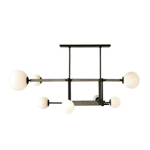 DRC09 - Erica Linear Chandelier - English Bronze, Steel