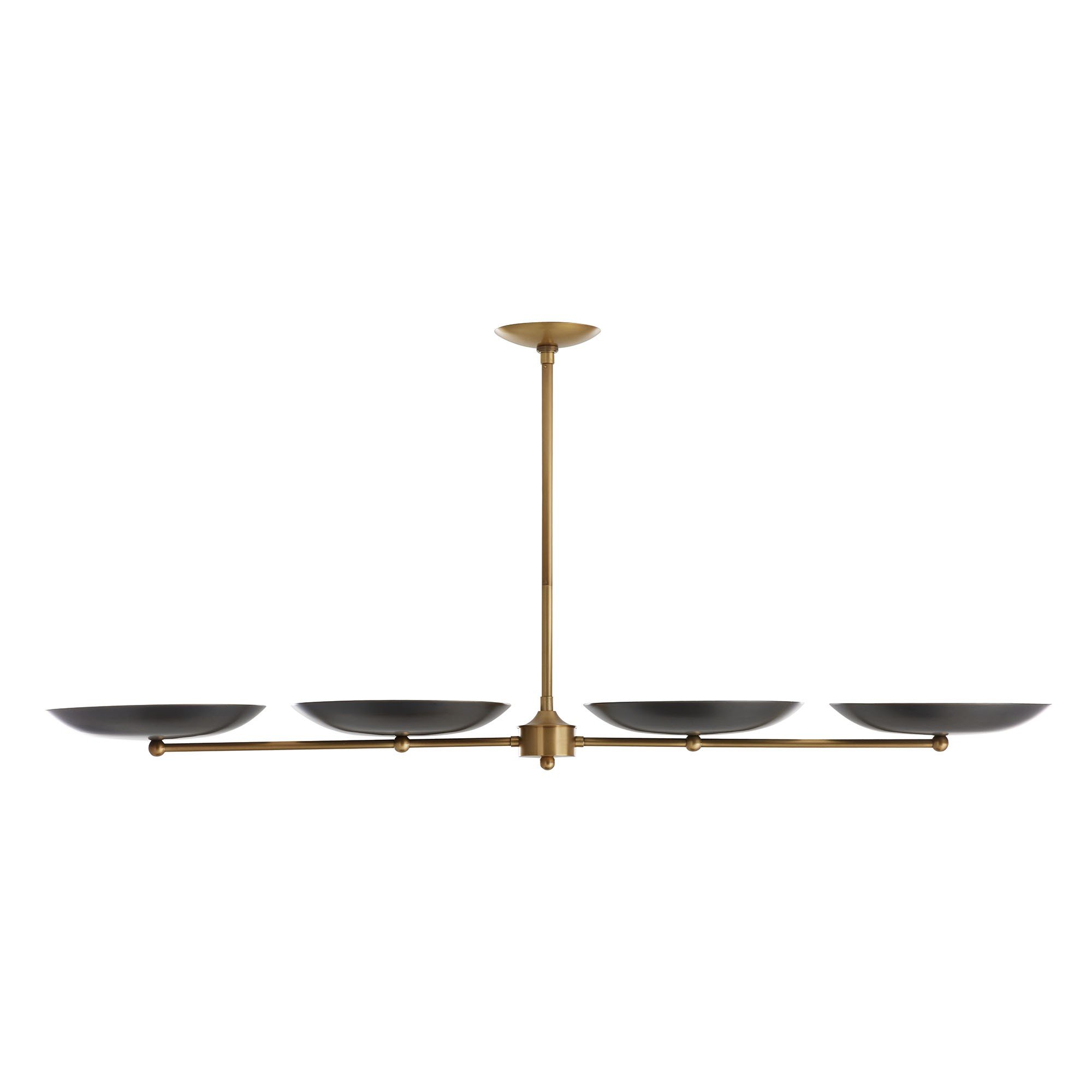 89015 - Griffith Linear Chandelier - Bronze, Steel