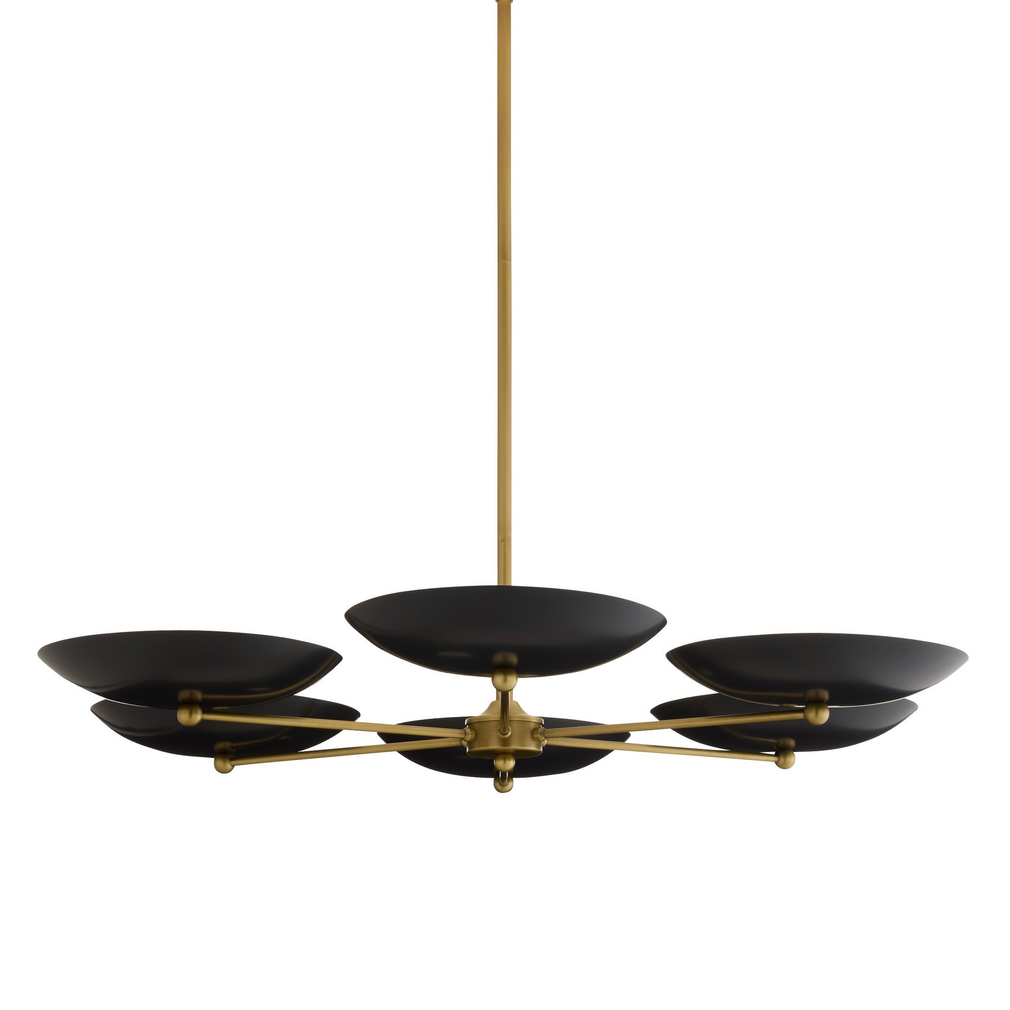 89047 - Griffith Chandelier - Antique Brass, Steel