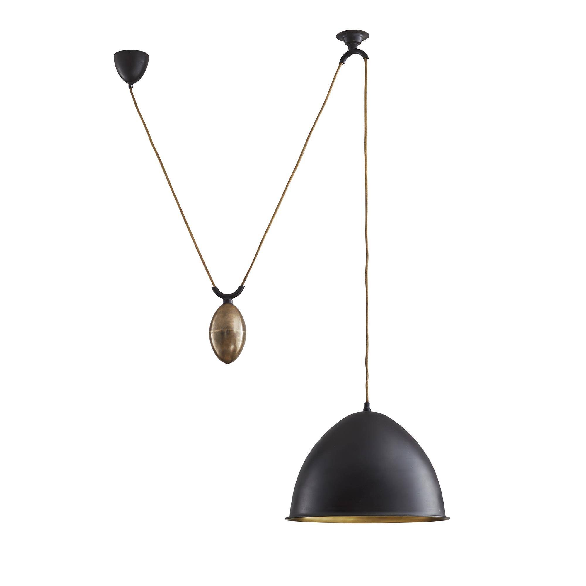 DD42621 - Egg Drop Pendant - Bronze, Brass