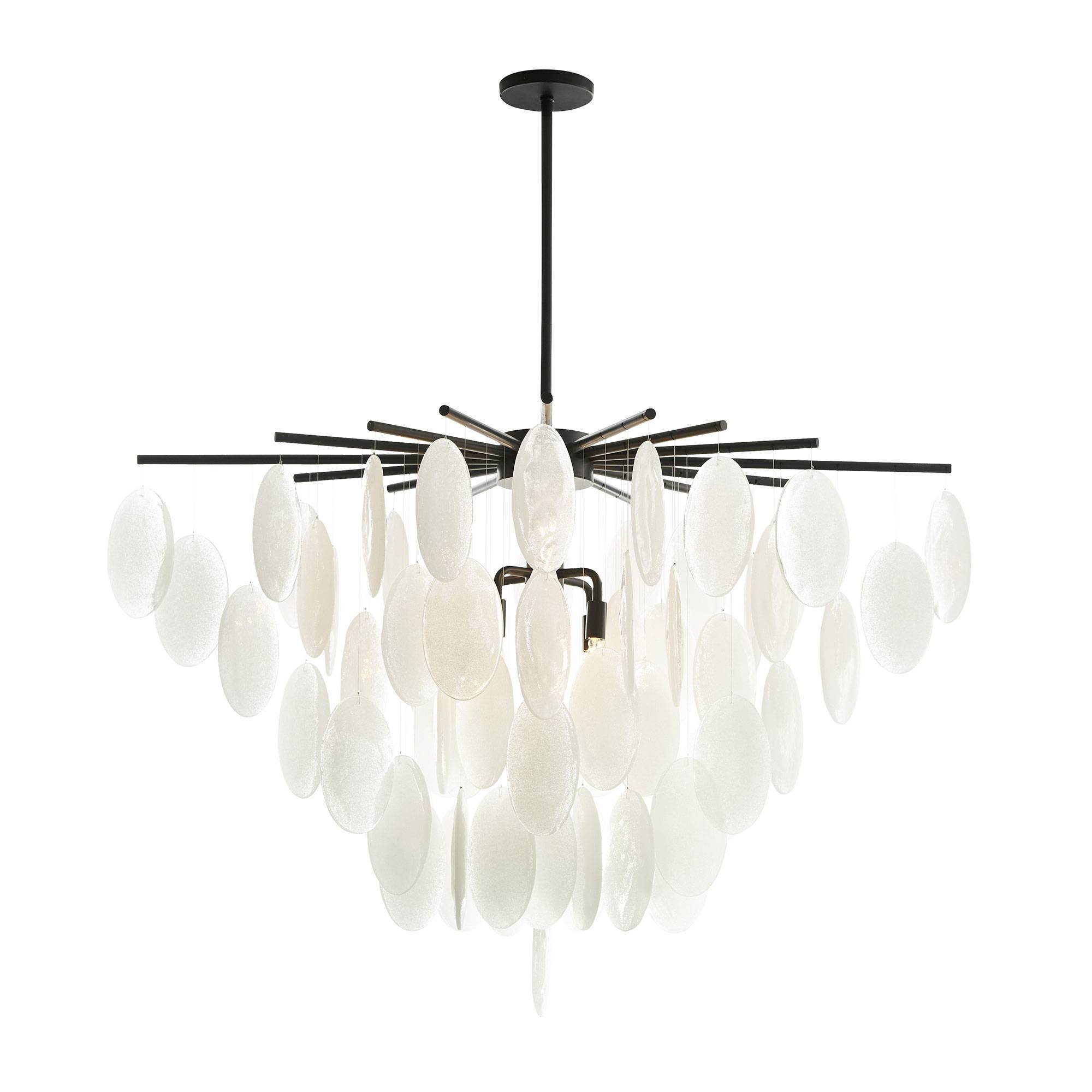 DJ89000 - Tiffany Chandelier - Blackened, Iron