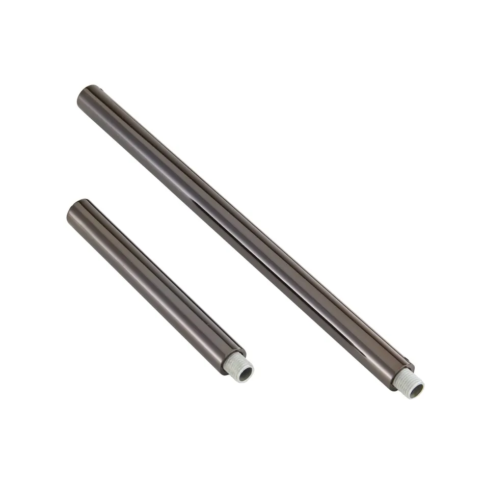 Brown Nickel Ext Pipe (1) 6\", (1) 12\"