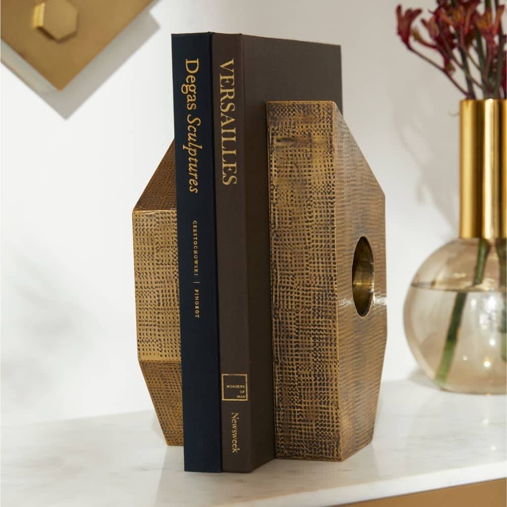 Garrick Bookends, Set of 2