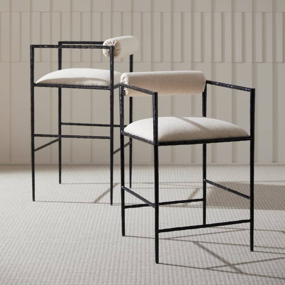 Barbana Counter Stool Oxford White