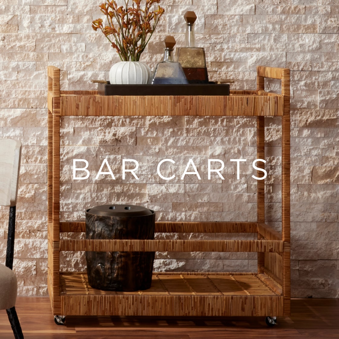 Arteriors bar carts