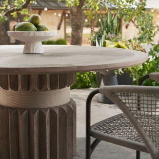 Outdoor dining furniture by Arteriors Home
