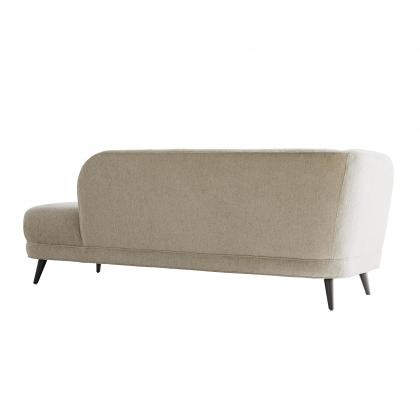 8109 Catalina Chaise Stone Bouclé Side View