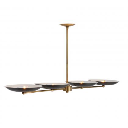 89015 Griffith Linear Chandelier Side View