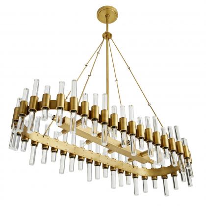 89130 Haskell Oval Chandelier Detail View
