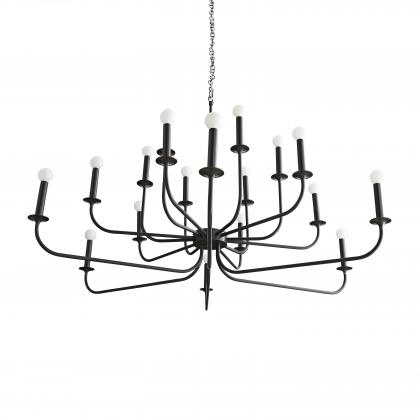 89345 Breck Large Chandelier Angle 2 View