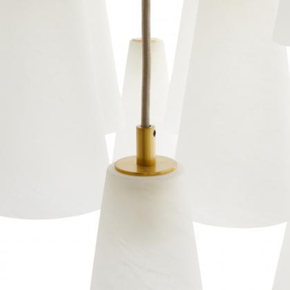 89472 Mika Chandelier Back Angle View