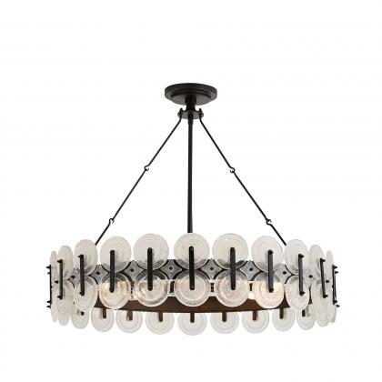 DK82001 Rondelle Chandelier Angle 1 View